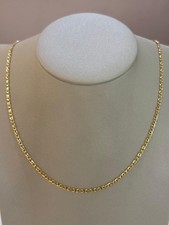 18K OR JAUNE Chaîne Solide
