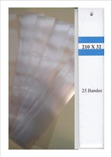 PROMO - BANDES HAWID fond transparent par 25 -  210 x 32 - simple soudure NEUF