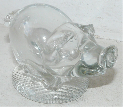 Cochon verre soufflé - soufflÉ,