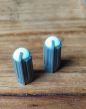 X2 BOUTONS KNOB POTENTIOMÈTRE TABLE DE MIXAGE 270 DEGRÉ blanc LOT DE 2