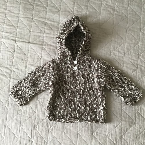 Pull bébé capuche - capuche, 12