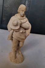 Statuette 19e statue religieuse Sculpture Platre Saint Eglise religion 