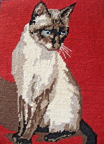 Tableau chat tapisserie - tableau,