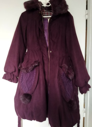 Manteau bordeaux femme - manteau,