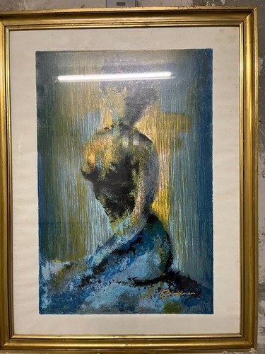 Lot lithographies encadrées - 5,