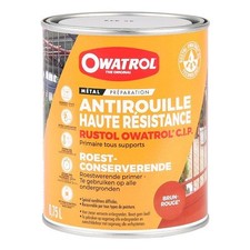 Pintura de fondo Rustol CIP anticorrosiónde alta resistencia, 750 ml