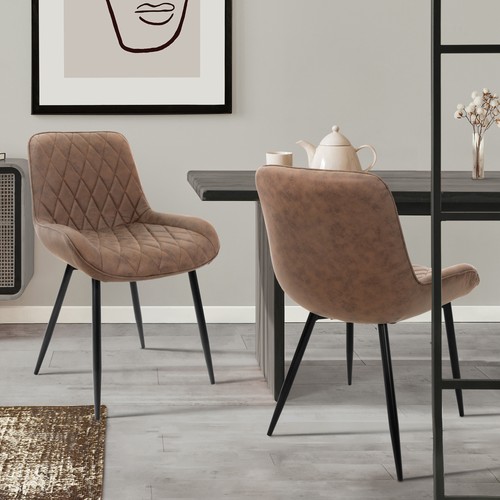Set chaises salle - 2x,