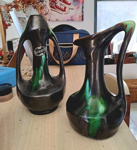 Lot vases faience thulin - vases,