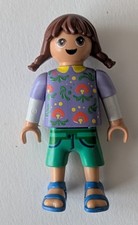 Playmobil  enfant fille Couette robe fleur   th2 NEUF 