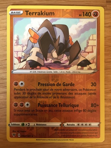 Carte pokémon reverse - carte,