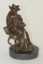 100% Bronze Massif Victorien