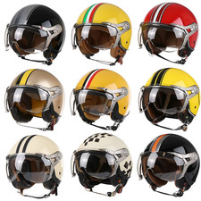 Casque moto rétro vintage - , –