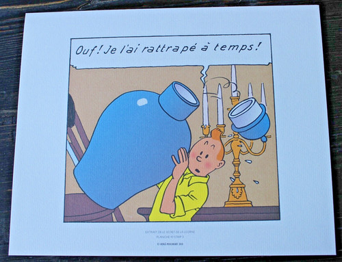 Litho libris tintin - tintin, extrait