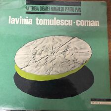 LAVINIA TOMULESCO-COMAN / Romanian piano music  / ELECTRECORD
