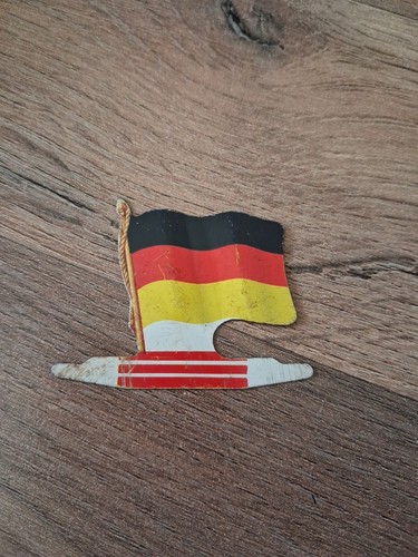 Plaque metal drapeau biscuits - metal,