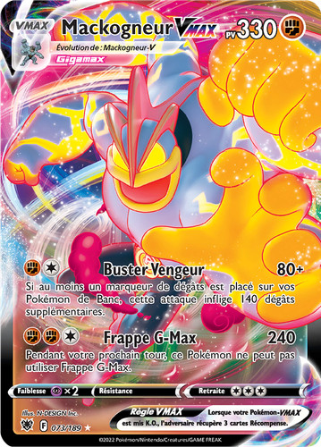 Carte pokémon mackogneur vmax - pokémon, mackogneur-vmax