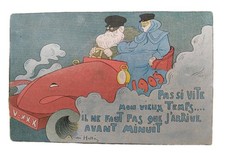 Carte postale André Hellé (Nouvel An 1905)