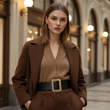 Femme Noir Faux Crocodile Cuir