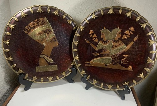 Pair signed vintage - of,