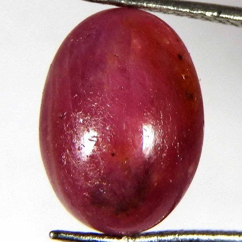 Bague cabochon ovale - , rubis