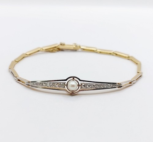 Bracelet art deco 18k - bracelet,