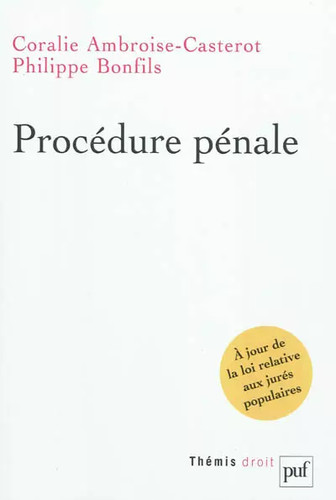 Procédure pénale bonfils - pénale,,