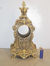 🇫🇷 PENDULE HORLOGE EN BRONZE ANCIEN CARTEL PENDULUM 19 éme