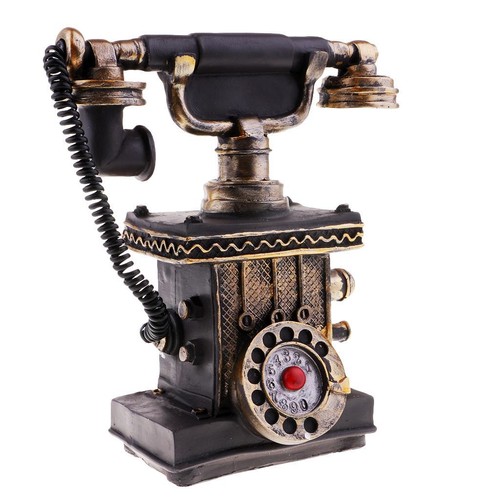 Téléphone rotatif antique - téléphone,