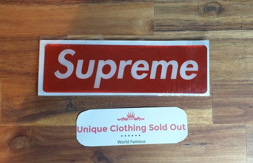 Supreme sticker box - supreme, logo