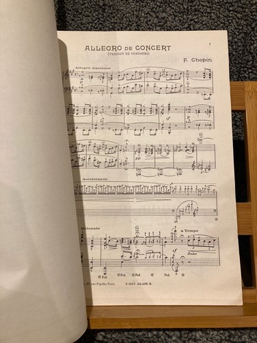 Chopin allegro concert - allegro, de