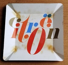 ❤️ Cendrier Citroën vintage 1960 Graphisme rétro 2cv Dyane Ami 6 Objet pub rare