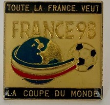 Pin's France 98 – Toute la France veut la coupe du monde	D2
