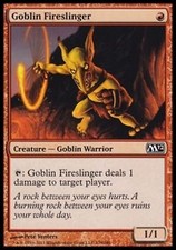 *MRM* FR/VF 4x Frondeur au feu gobelin (Goblin Fireslinger) MTG Magic M10+