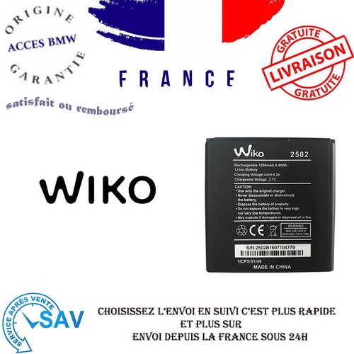 Batterie origine wiko - batterie, d'