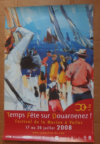 Douarnenez affiche fanch moal - douarnenez,