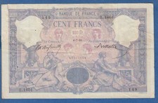 Rare billet 100 - rare, bleu