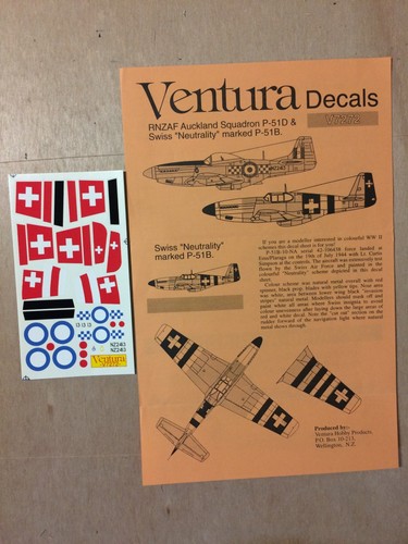 Ventura v7272 decals - 1/72,
