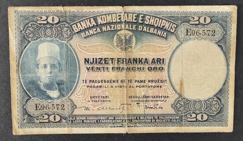 Albanie billet franka - billet,