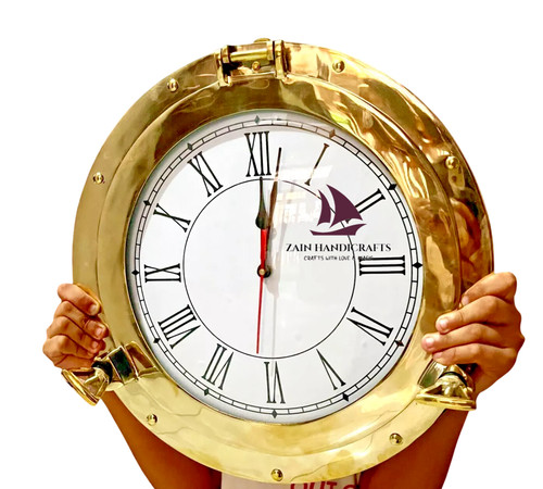 Horloge murale nautique style