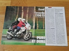 Vintage LAVERDA 1200 TS 1980  essai road test French Magazine 6 pages 