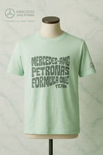T-shirt Officiel Mercedes-AMG Petronas F1 Team – Vert Menthe Taille S