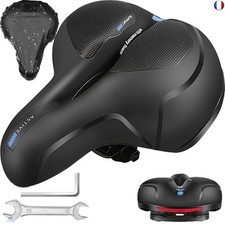 BELSVOR Selle Velo Confortable, Selle Velo avec Boule d'Amortisseur à Double 