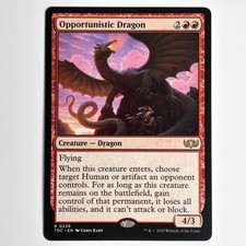 OPPORTUNISTIC DRAGON MTG TDC - CARTE MAGIC THE GATHERING EN NEUF