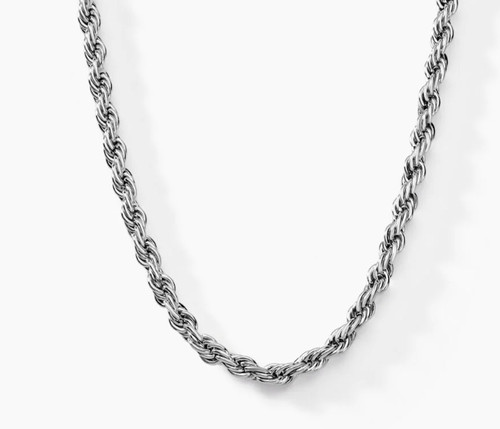 Chaîne maille corde acier - corde,