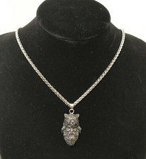 Collier viking tete loup - viking,