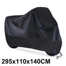 Housse de Moto Imperméable Anti-UV Anti-Poussière Protection Externe190T, XXXXL