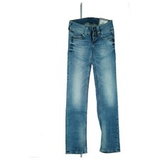 Pepe Jeans Venus Taille Basse Pantalon Stretch Droit Knack Po W25 L34 Bleu Clair