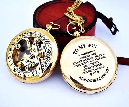 Boussole gravée cadran