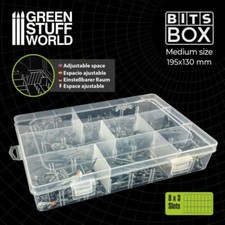 BITS BOX - Boîte en plastique - M - pour des accessoires de pêche, des vis