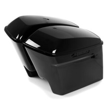 Sacoches Rigides Prolongés p. Harley Davidson Touring 14-23 laqué,sans serrure